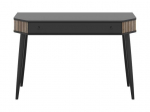 Kosmetinis staliukas BRW Capri, 120 cm, juodas/rudas