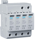 T2 SPD vir&scaron;įtampių ribotuvas, 4P, 3+1, TN-S/TT, In 20kA, Up&le;1,35kV, Uc 275V kontaktas - SPB415