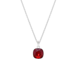 Kaklo papuo&scaron;alas moterims DiamondSky "Glare (Siam)" su Swarovski kristalais