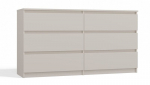 Komoda Top E Shop Malwa M6/140, ruda