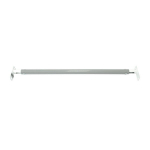 Prisitraukimo baras Gamma 105-130 cm, pilkas