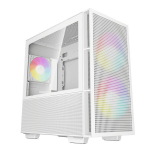 Korpusas DeepCool CH360 Micro-ATX-kotelo ikkunalla, valkoinen