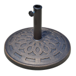 Skėčių stovas 14 kg, &Oslash;38/48 mm, &Oslash;48,5xH34 cm