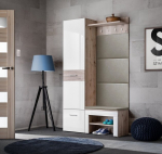 Prie&scaron;kambario komplektas Gustavo X, baltas/rudas