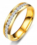 GOLDEN BRIDE žiedas, STAINL 316L r.19