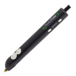 3D Pen 3Doodler FLOW Essentials 2.2 mm Nozzle, Compatible with Standard 1.75 mm Filaments, Black, Juoda