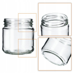 10x Stiklainiai 200 ml Stiklo konservavimo Stiklainiai Jam Honey Weki