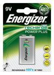 Energizer 175mAh NiMH 9V Rechargeable, 1vnt.