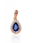 Auksinis pakabukas su deimantais Diamond Sky "Renaissance" DS00K559