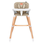 Lionelo maitinimo kėdutė Koen 2in1, Beige Sand