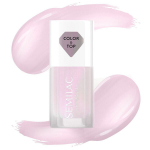 SEMILAC vir&scaron;utinis sluoksnis ir klasikinis nagų lakas 2in1 PINK GLOW 7 ml.