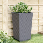 Sodo loveliai, 4vnt., pilkos spalvos, 32,5x32,5x57cm, pp