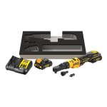 Veržliasukis 12V DCF500L2G su antgaliais 1/4", 3/8", 1/2", HEX 1/4", 2&times;3,0 Ah akumuliatoriai, DeWalt