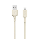 USB-A - Lightning&ldquo; 5A kabelis, 1 m &ndash; smėlinis