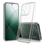 Smartphone dėklas - Crong - Xiaomi 14 - Skaidrus - Kietas akrilas - Atsparus smūgiams