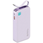 Atsarginis maitinimo &scaron;altinis ("Power Bank") USAMS NE&Scaron;IOJAMA ĮKROVIKLIS SU I&Scaron;TRAUKIAMU USB-C LAIDU, 10000MAH, PD, 20W, SKIRTAS TELEFONAMS