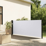 I&scaron;traukiama &scaron;oninė markizė, baltos spalvos, 140x300cm
