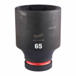 Milwaukee smūginis lizdas 1" 65mm 6-kampis, ilgas