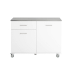 Virtuvės sala ant ratų saugojimo spintelė Darbo stalas Virtuvė FKW117-W