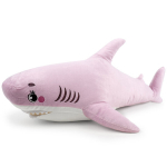WP Merchandise - Rožinis Ryklys - Mink&scaron;tas pliu&scaron;inis žaislas 100 cm