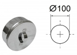 T formos dangtis su rankena, D-100 mm.