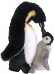 Mink&scaron;tas žaislas pingvinas su jaunikliu, 28cm