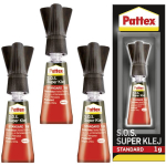 Pattex S.O.S. Super klijai standartiniai 1g x3