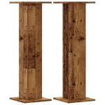 Stovai augalams, 2vnt., sendintos medienos, 30x30x95cm, mediena