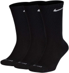 Kojinės unisex Nike U Nk Everyday Plus Cush Crew Black SX6888 010, juodos