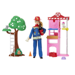 Ugniagesių lėlės Barbie rinkinys