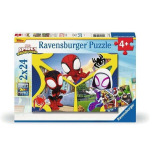 Dėlionė 2x24 dalys Spidey & kompanija - Nuo 4 m. Ravensburger
