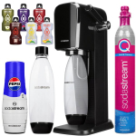 "SodaStream Art Saturator Black" + "Pepsi" sirupas + "Bolero