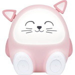 Light speaker & night light - BIGBEN - Cat - Bluetooth 5.0, 15W, Adjustable night light, Timer, USB-C battery