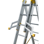 Daugiafunkcinės kopėčios Drabest Max, 3x9 pakopų, 141 cm