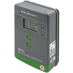 Saulės valdiklis įkrovimo mppt su temperatūros jutiklis 20a12v / 24v lcd 2 x usb Qoltec