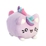 Pliu&scaron;inis žaislas Kawaii Tasty Peach violetinis kačiukas, 18 cm