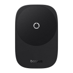 Telefono laikiklis Baseus MagPro II serijos itin plonas magnetinis telefono au&scaron;intuvas (bazinė versija), kosminė juoda