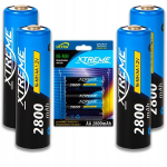 4 VNT. XTREME Ni-MH AA R6 AKUMULIATORIUS 1.2V 2800mAh - Įkraunamas ir patikimas energijos &scaron;altinis
