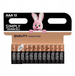 &Scaron;arminiai elementai Duracell AAA, 12 vnt.