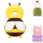 Pagalvės, linas, apsauginės, &bdquo;Mush Plushies&ldquo; kuprinė &ndash; drugelio dizainas, galvos apsauga ropojantiems kūdikiams