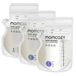 Momcozy kūdikių pieno laikymo mai&scaron;eliai su temperatūros rodikliu 250ml, 60 vnt.