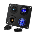 Thlevel automobilinis Usb įkroviklio lizdas 5 V 4.2a greitas įkrovimas su Led indikatoriumi, atsparus vandeniui ir dulkėms, skirtas 12 V ~ 24 V valtims, motociklams, visureigiams, autobusams, sunkvežimiams, nameliams ant ratų, jūrų transporto priemonėms,