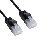 Xiwai itin plonas cat6 ethernet kabelis rj45 utp tinklo kabelis patch kabelis 90 laipsnių cat6a lan, skirtas ne&scaron;iojamam kompiuteriui mar&scaron;rutizatoriui tv box (1.0 m)