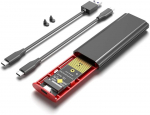 Sxdluzi M2 Ssd Nvme dėklas M.2 į Usb 3.1 dėklas Ssd, skirtas M.2 Pcie Nvme M Key 2230/2242/2260/2280 adapteriui be įrankių, juodas