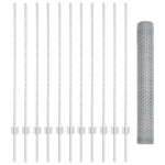 Sodo Tvora Rinkinys 2 dalių rinkinys Cinkuotas plienas 25 x 1.2 m