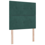 vidaXL Galvūgalis Tamsiai žalia 80 cm Aksomas
