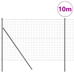 Euro Tvoros su 7 Stulpais 1.6x10 m Cinkuoto Plieno Pilka