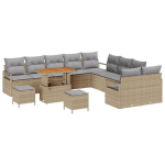 13 dalių sodo sofa komplektas su pagalvėlėmis Smėlio Poli ratanas Akacija,2 vietų sodo sofa su pagalvėlėmis Smėlio Poli ratanas,3 dalių sodo valgomojo komplektas su pagalvėlėmis Smėlio Poli ratanas Akacija