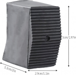 Kopėčių kojelių komplektas - 4 x atsarginės kojelės buitinėms kopėčioms, neslystančios kopėčių kojelės, suderinamos su 50 x 25 mm strypais, gumine kopėčių kojelių apsauga, auk&scaron;tos kokybės plastikas, kopėčių apsauginis buferis, juodas