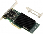 Kalea-informatique Pcie 10g &scaron;viesolaidinio tinklo valdiklio plok&scaron;tė Sfp+ 2 prievadai su Intel X710 mikroschema - 10gbe Ethernet tinklo adapteris Ftx710-bm2